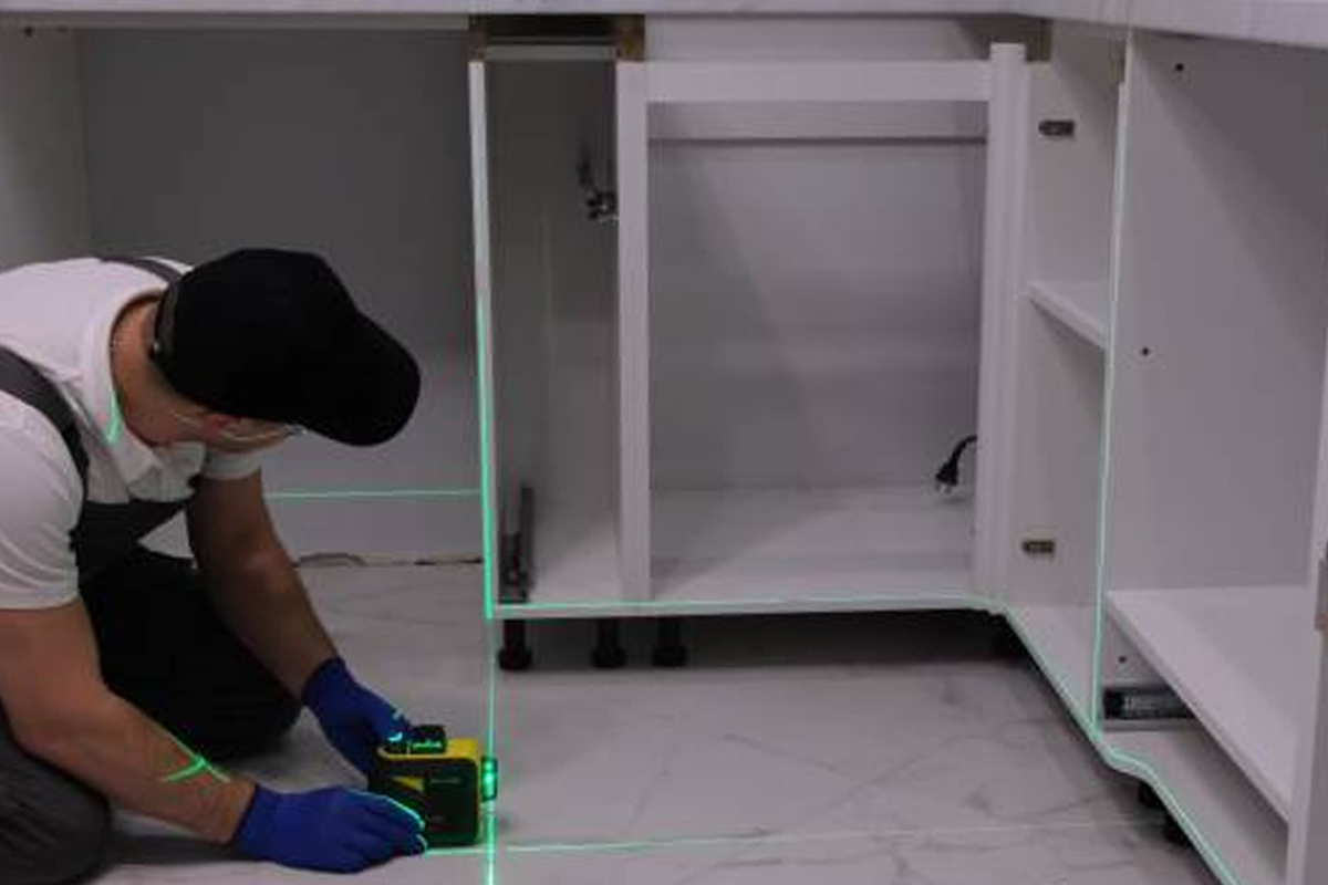 Cabinet Leveling & Shiming for Kitchens Installation Rockford