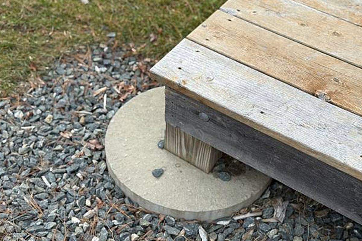 Concrete Pier & Block Base Installation Rockford