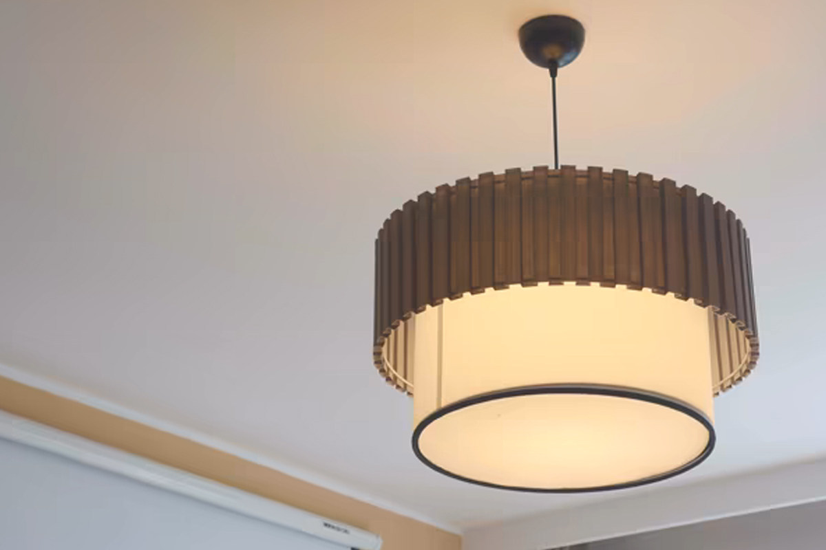 Drum & Shade Chandelier Installation Rockford