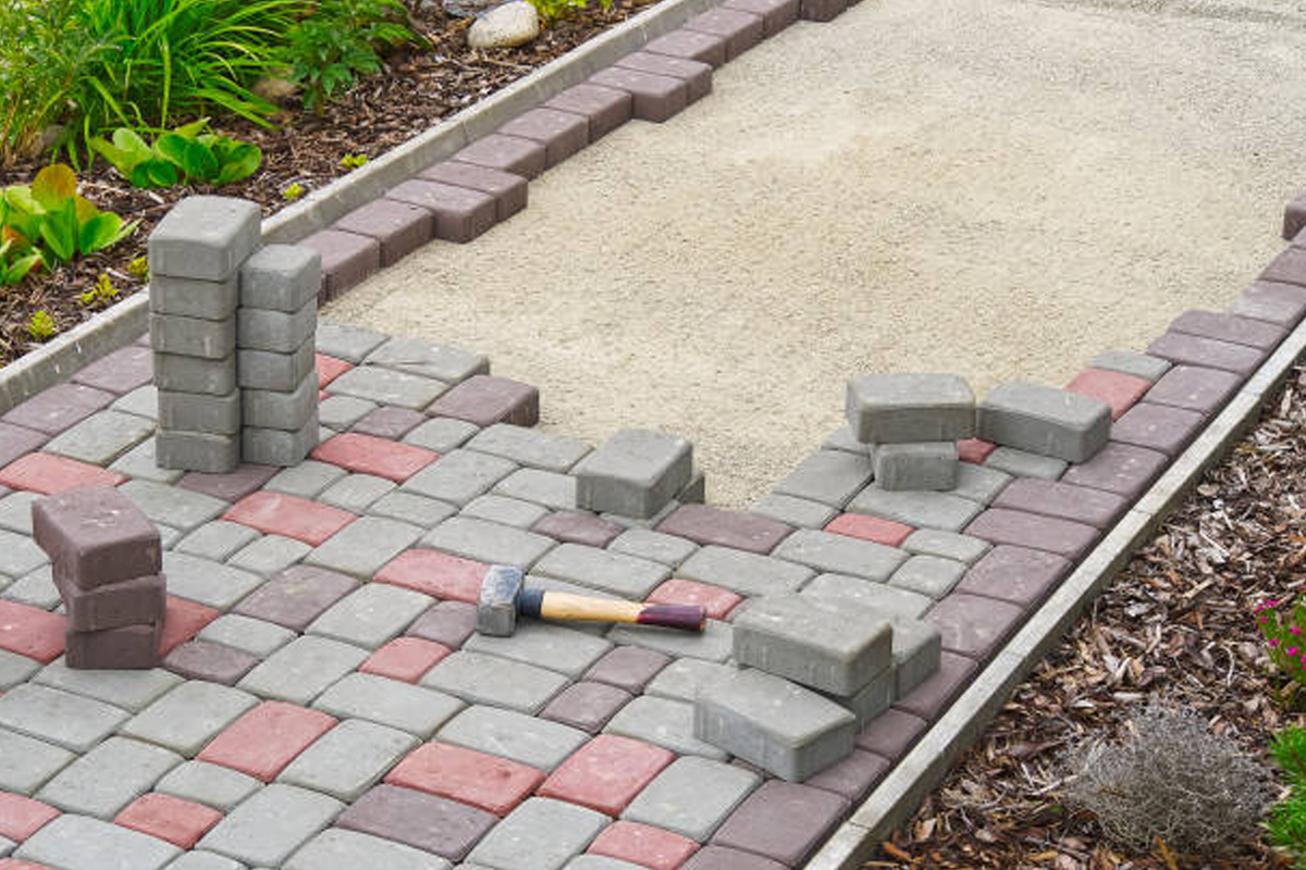 Pavers & Flagstone Walkway Patio Installation Rockford