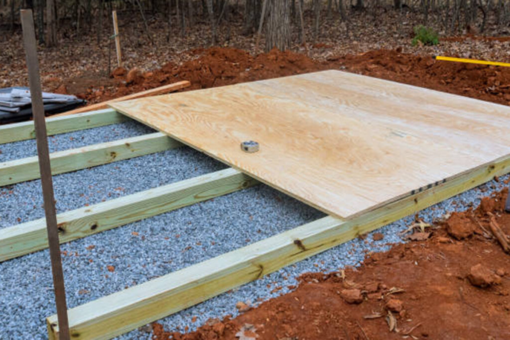 Shed Base Installation Rockford