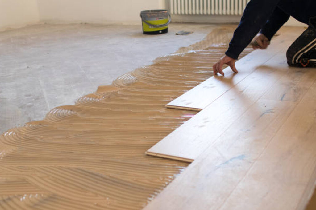 Vinyl Floor Installation Handyman Services in Rockford